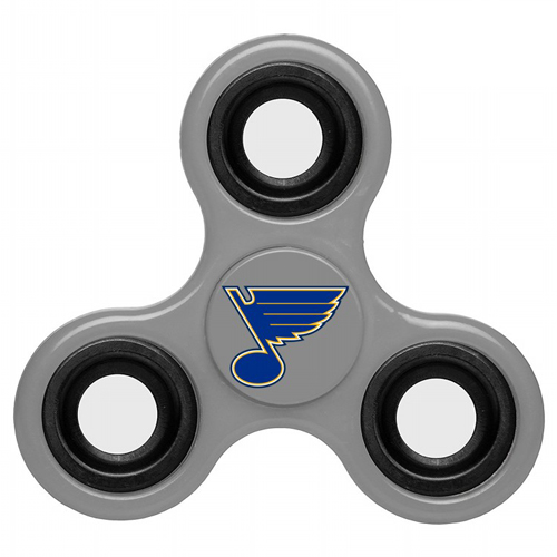 NHL St. Louis Blues 3 Way Fidget Spinner G112 - Gray